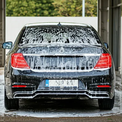 Espuma de lavado de autos — DaliWash software para autolavado en Colombia